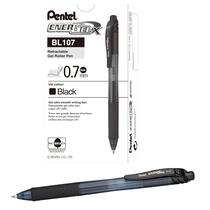 Caneta de gel Roller Pentel Energel-X BL107A 0,7 mm Black Dozen Caneta de gel Roller Pentel Energel-X BL107A 0,7 mm Black Dozen
