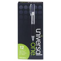 Caneta de gel universal Clear Barrel Roller Ball retrátil