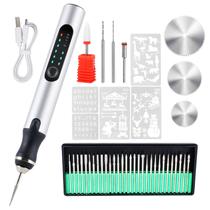 Caneta de gravação elétrica Hgrotp USB recarregável com 37 bits