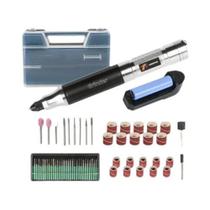 Caneta De Gravação Elétrica Mini Sem Fio Para Trabalhos Em Madeira, Ferramenta Rotativa Com Bateria