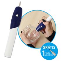 Caneta De Gravação Gravadora Elétrica Objetos Jóias Madeira Metal Vidro Nomes Aliança - Western Caneta De Gravação Gravadora Elétrica Objetos Jóias Madeira Metal Vidro Nomes Aliança - Western