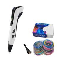 Caneta De Impressão 3D Para Crianças Com Display LCD E Filamento PLA, Presente Criativo DIY Para