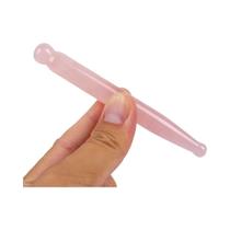 Caneta De Massagem Para Os Olhos, Quartzo Rosa, Varinha De Acupuntura, Rosto, Gua Sha, Levantamento