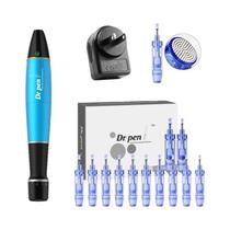Caneta De Microagulhamento Automática Dr. Pen Ultima A1 Com 12 Agulhas De 0.25mm, Sistema Derma Para