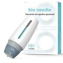 Caneta De Microagulhamento Portátil Ajustável H24 Com Infusão Automática De Sérum Para Crescimento Caneta De Microagulhamento Portátil Ajustável H24 Com Infusão Automática De Sérum Para Crescimento