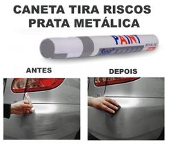 Caneta de rotoque em riscos pintura automotiva cor vermelha