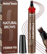 Caneta de sobrancelha iMethod Microblading, marrom avermelhado, impermeável