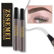 Caneta de sobrancelha impermeável ZSSEMEI Microblading Tattoo Brow Black Caneta de sobrancelha impermeável ZSSEMEI Microblading Tattoo Brow Black