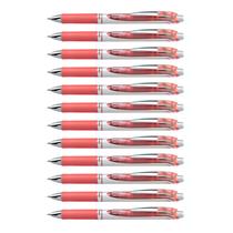 Caneta de tinta de gel retrátil Pentel Energel RTX 0,7 mm rosa coral Caneta de tinta de gel retrátil Pentel Energel RTX 0,7 mm rosa coral