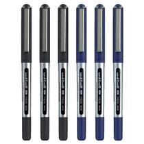 Caneta de tinta gel Uni-ball Eye Micro Ub-150 0,5 mm Pacote com 6 3 pretas, 3 azuis Caneta de tinta gel Uni-ball Eye Micro Ub-150 0,5 mm Pacote com 6 3 pretas, 3 azuis