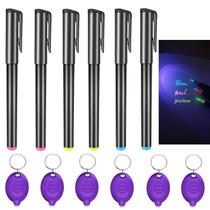 Caneta de tinta invisível Daemson com 6 mini lanternas UV LED