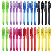 Caneta de Tinta Invisível SCStyle 28pcs com Luz UV Marcador Mágico