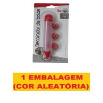 Caneta Decoradora Decorador Com 4 Bicos De Bolo Para Bolos De Silicone Temperaturas Suportadas +260C -40C QUANTIDADE:1 Caneta Decoradora Decorador Com 4 Bicos De Bolo Para Bolos De Silicone Temperaturas Suportadas +260C -40C QUANTIDADE:1