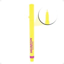 Caneta Delineadora De Unhas Pink 21 Decoration Amarelo 3,2G