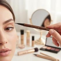 Caneta Delineadora Ponta Fina Glass Ruby Rose Hb527 Caneta Delineadora Ponta Fina Glass Ruby Rose Hb527