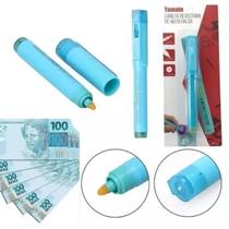 Caneta Detectora de Notas Falsas e Moedas tomate - MYC-02