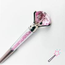 Caneta Diamante Cores:Rosa Claro