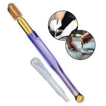 Caneta Diamante Cortar Vidro Espelho Cortador Profissional 3mm a 12mm Bisnaga Querosene Vidraceiro Caneta Diamante Cortar Vidro Espelho Cortador Profissional 3mm a 12mm Bisnaga Querosene Vidraceiro