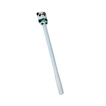 Caneta Divertida Panda Bambu Papelaria Fofa 0.5mm Tinta Azul Caneta Divertida Panda Bambu Papelaria Fofa 0.5mm Tinta Azul