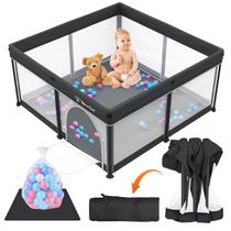 Caneta dobrável Playard Yozoia Baby Play 127x127cm com bolas Caneta dobrável Playard Yozoia Baby Play 127x127cm com bolas