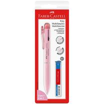 Caneta e Lapiseira 0,7mm Faber-Castell Multifunções 3 em 1