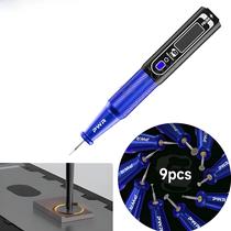 Caneta Elétrica Multifuncional Para Polimento E Reparo De Placas-Mãe, PCB, IC E CPU De Celulares - Caneta Elétrica Multifuncional Para Polimento E Reparo De Placas-Mãe, PCB, IC E CPU De Celulares -