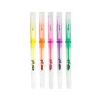 Caneta em Gel 1.0mm Fluorescente c/ 5 Cores Blister CA0035 BRW Caneta em Gel 1.0mm Fluorescente c/ 5 Cores Blister CA0035 BRW