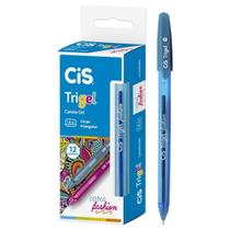 Caneta em Gel Cis Trigel Fashion/Pastel Cx 12 Unidades Escrita Macia Ponta Média - Escolha a Cor