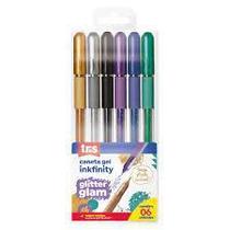 Caneta em Gel Infinity Glitter Glam - 6 Cores Caneta em Gel Infinity Glitter Glam - 6 Cores