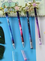 Caneta Em Gel Preta Estrela Mágica Kit 2 unidades