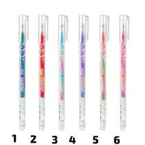 Caneta em Gel Rainbow Tris - Cores Neon, Pastel e Glitter