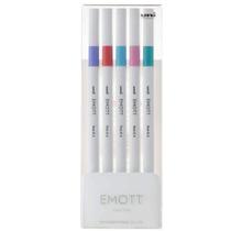 Caneta Emott Ever Fine 0.4 Estojo Com 5 Cores - Uni-ball - Uni Ball