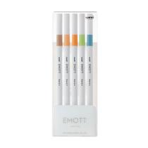 Caneta Emott Ever Fine 0.4mm Uni-Ball 5 Cores Nature Color