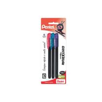 Caneta Energel Makkuro 0,7mm Rosa Azul Violeta Pentel Caneta Energel Makkuro 0,7mm Rosa Azul Violeta Pentel
