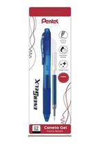 Caneta Energel-X Retrátil 0,7Mm Tinta Azul C/ Refil Sm/Bl107-Cr Caneta Energel-X Retrátil 0,7Mm Tinta Azul C/ Refil Sm/Bl107-Cr