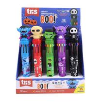 Caneta Esf Boo 10 cores TRIS