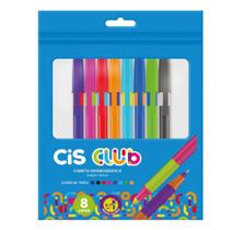 Caneta Esf Club C/8 Cores 0.7 Cis Caneta Esf Club C/8 Cores 0.7 Cis