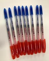 CANETA ESF DUOPEN NEWPEN 1.0 AZUL/VERMELHA 3unid