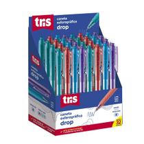 Caneta esf tris drop ret 1.0 dp un