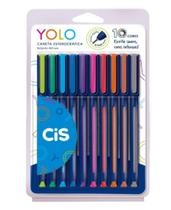 Caneta Esf Yolo Estojo C/10 Corea 0.7 Cis Caneta Esf Yolo Estojo C/10 Corea 0.7 Cis