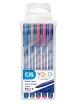 Caneta Esf Yolo Estojo C/5 Cores 0.7 Cis Caneta Esf Yolo Estojo C/5 Cores 0.7 Cis