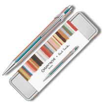 Caneta Esfero Caran dAche 849 Paul Smith Silver Caneta Esfero Caran dAche 849 Paul Smith Silver