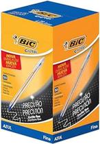 Caneta Esferog Azul Ponta Fina Bic Cristal Precisão Ponta Ultra Fina de 0.8mm - Caixa com 50 uni