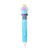 Caneta Esferográfica 0.7 Borboletas e Arco-Íris Multicolor 10 Cores - BRW Caneta Esferográfica 0.7 Borboletas e Arco-Íris Multicolor 10 Cores - BRW