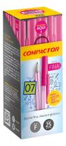 Caneta Esferográfica 0.7 Ponta Fina Compactor 25 Unid Pink Caneta Esferográfica 0.7 Ponta Fina Compactor 25 Unid Pink
