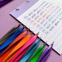 Caneta esferográfica 0.7mm Spiro com 8 unidades Cis