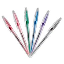 Caneta Esferográfica 0.7mm Stabilo Liner 808 Ponta Fina Kit c/ 6 Cores Caneta Esferográfica 0.7mm Stabilo Liner 808 Ponta Fina Kit c/ 6 Cores