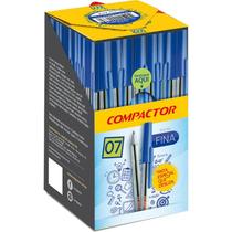 Caneta esferografica 0,7mm azul compactor