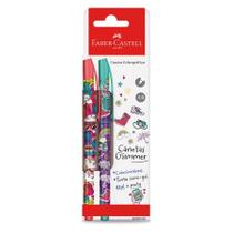 Caneta esferográfica 1.0 Glimmer Viagem ES/PPC102 com 2 unidades - Faber-Castell Caneta esferográfica 1.0 Glimmer Viagem ES/PPC102 com 2 unidades - Faber-Castell