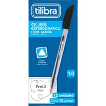 Caneta Esferográfica 1.0mm Gliss Caixa com 12